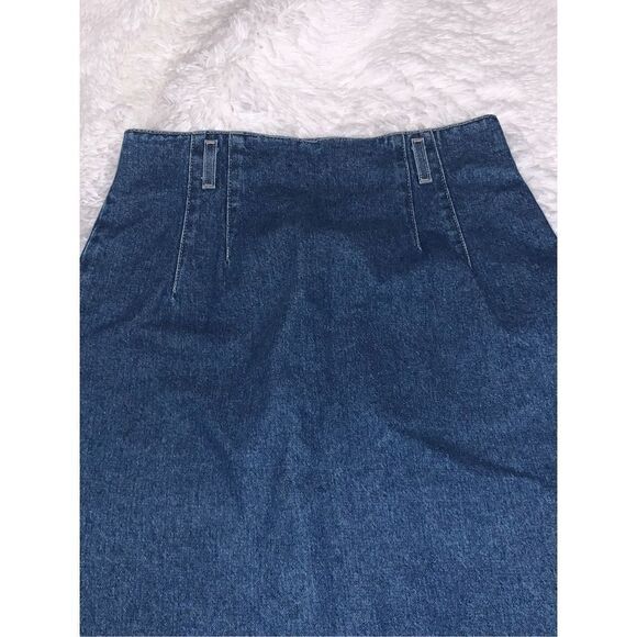 Vintage St John’s Bay Denim Midi Maxi Skirt Size 12 - Picture 8 of 16